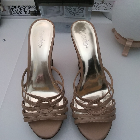 Ladys wedge slides - Picture 1 of 3